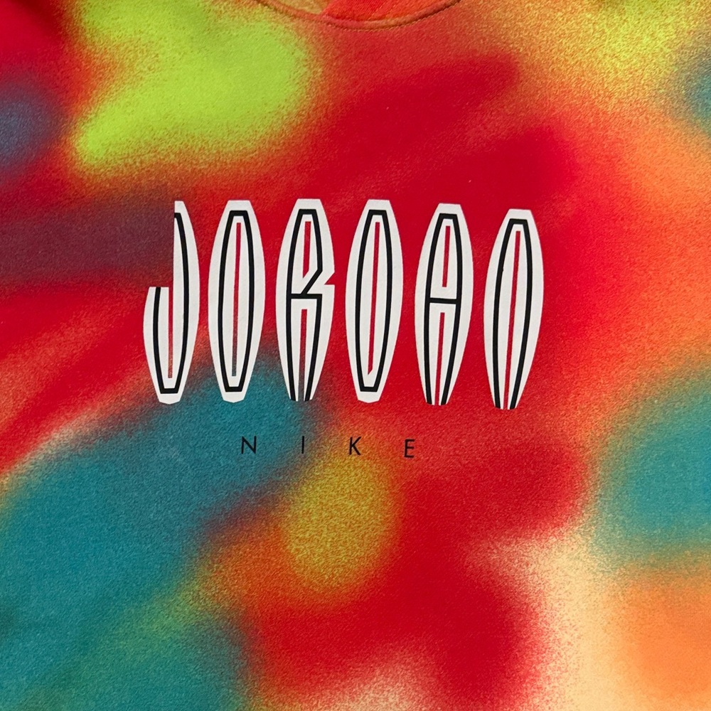 NWOT Jordan Jump Man Colorful Tie-Dye Type Hoodie Size XL - Picture 3 of 8